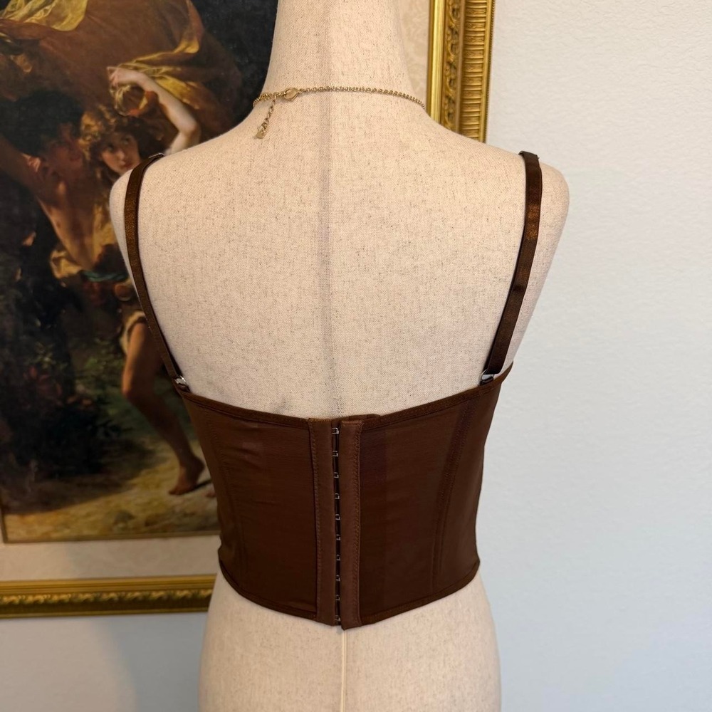 Whimsi Fairy Brown Lace Corset - Picture 3 of 4